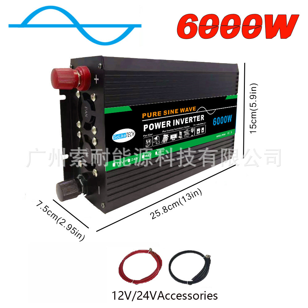 Automotive Pure Sine Wave Inverter1000W Outdoor Adapter Converter12V24V48V60V Turn110V220V