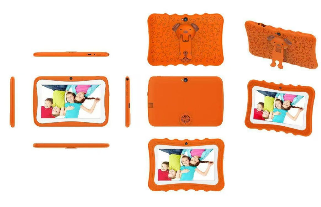 Popular Q88Tablet Pc7Inch Screen WIFI Quad-core student children's learning tablet with protective case