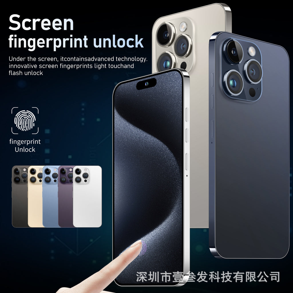 I15 ProMax Lingdong Island4+64G 6.5Inch Large Screen True4G Octa-Core Smart New Phone