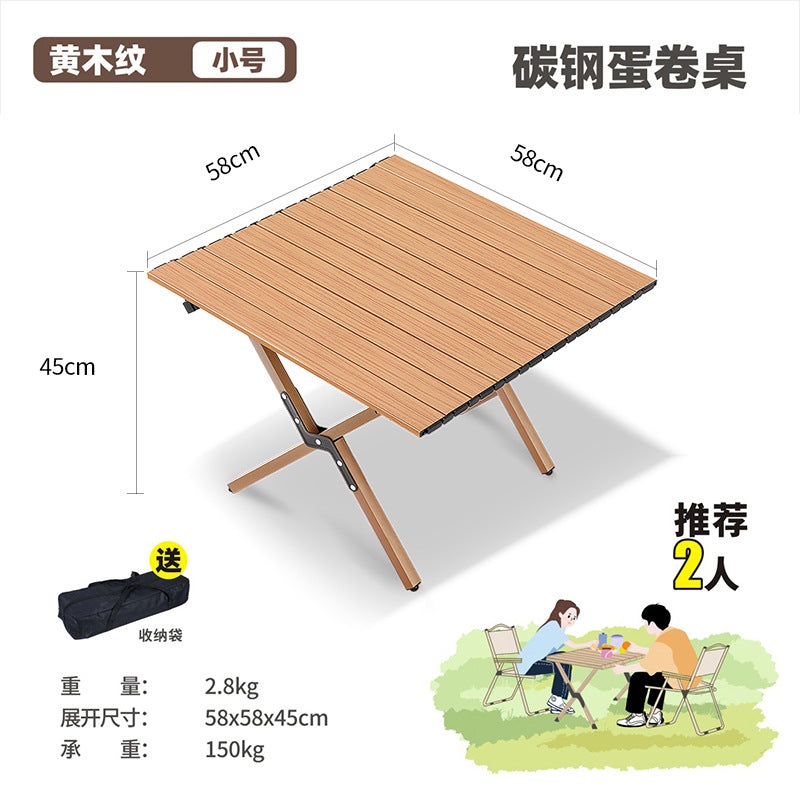 Outdoor Folding Chair Army Green Kermit Chair Reinforced Portable Camping Chair Fishing Stall Egg Roll Table and Chair Set