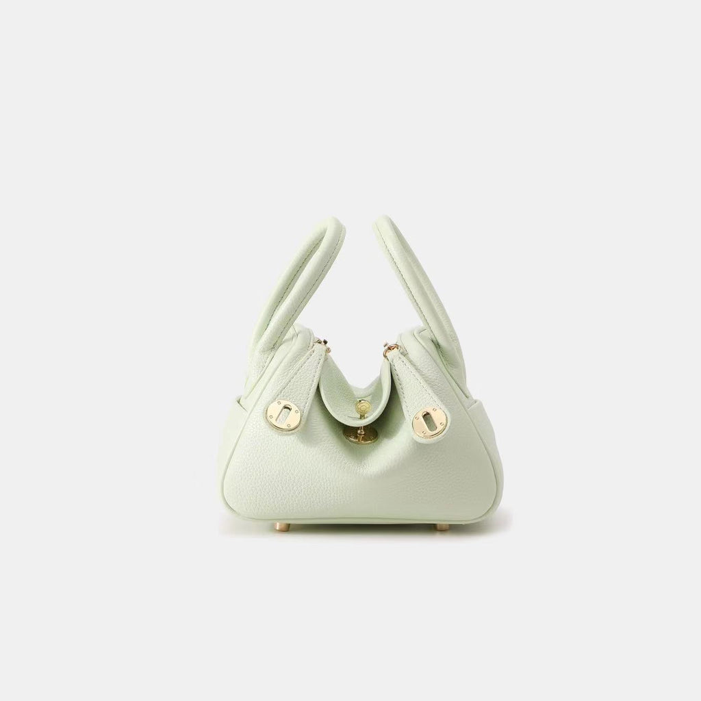 High-End Bag Doctor Bag Lindy Bag Lychee Pattern Women's Handbag Single Shoulder Crossbody Bag Pillow Bag Women's Bag