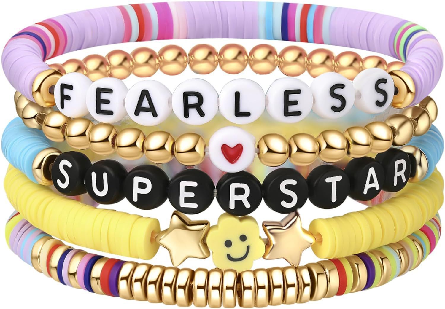 Taylor Music Jewelry Bracelet for Women Versatile High-End Bohemian Accessories SWIFTIE Alphabet Soft Clay Bracelet
