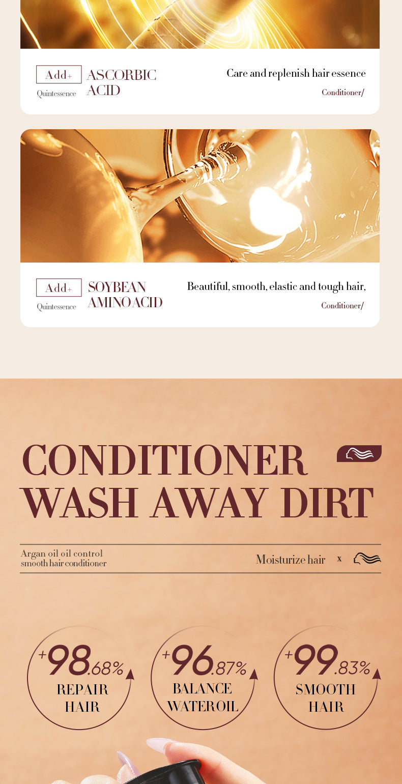 Nut Oil Shampoo SADOER Clean, fluffy, refreshing, moisturizing hair conditioner  wholesale