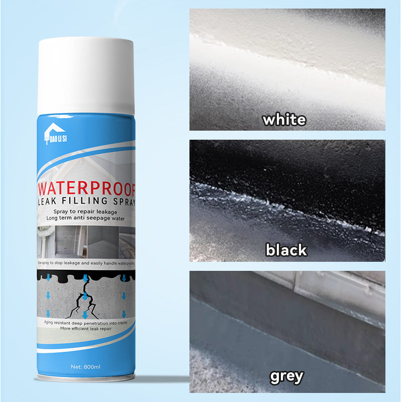 baolisi Waterproof Leak Repair Spray for Roof, Exterior Wall, Roof Crack Repair, Leak Sealing Material, Coating, Self-Spray Repair