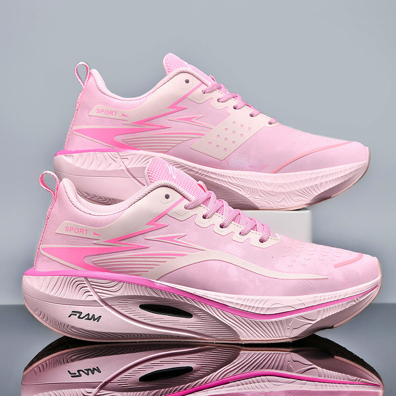 Burning3Professional Marathon TEAM Running Shoes Full Palm Carbon Plate Racing Mesh Breathable Shock Absorption Running Shoes Fei Ran2.5