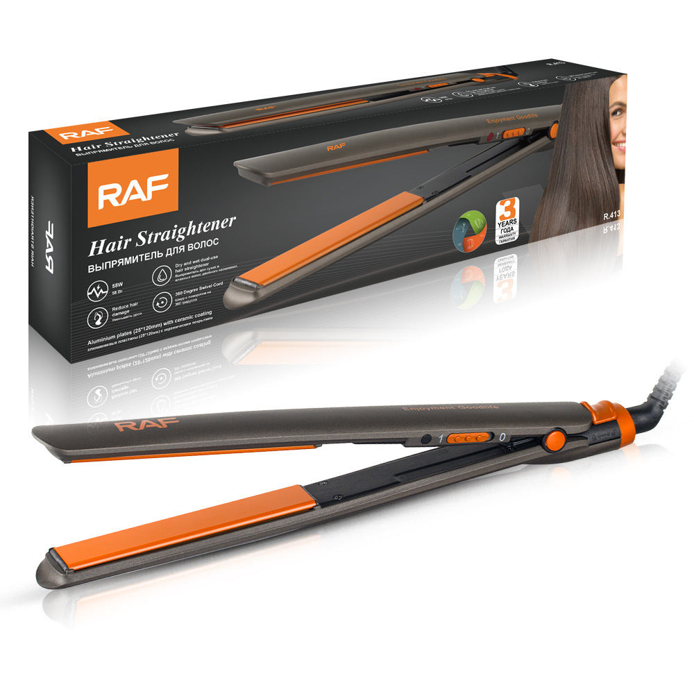 Hair Straightening Iron Portable Hair Curler for Dormitory and Home Use, Fluffy and Easy to Carry, Multifunctional Curling Iron