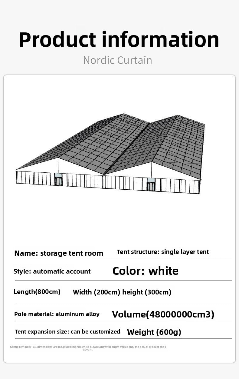 Advertising Tent Temporary Mobile Storage Tent Room Aluminum Alloy Event Tent Industrial Temporary Warehouse Tent