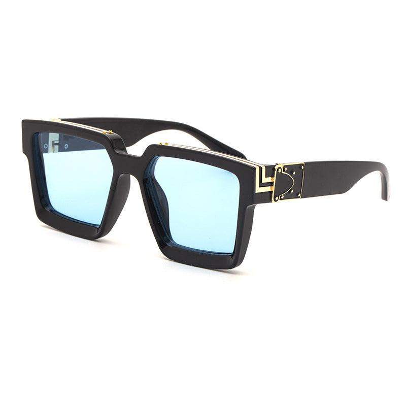 86229Large Frame Sunglasses for Women, European and American Internet Celebrity Style, 0k Fashionable Rich Men's Sunglasses sunglasses