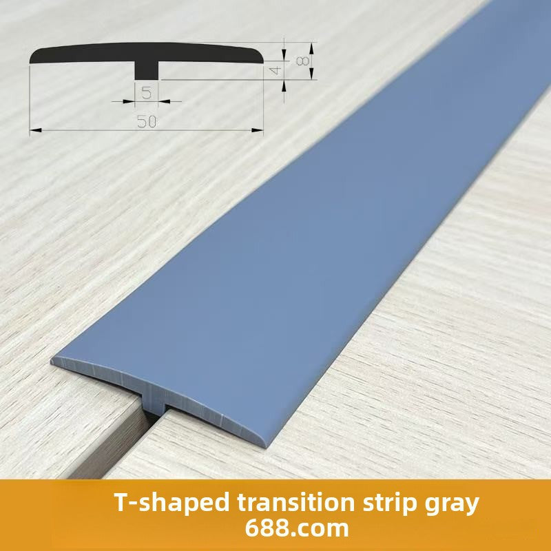 Self-Adhesive T Recessed edge trim for wooden flooring T Edge trim strip, threshold strip, gap transition strip, door strip, edge presser strip