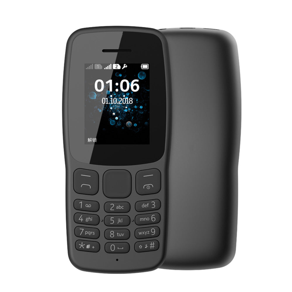 Mobile Phone106Elderly Phone2G Dual SIM Feature Phone with Loud Volume GSM Ultra-long Standby Button Elderly Phone Wholesale