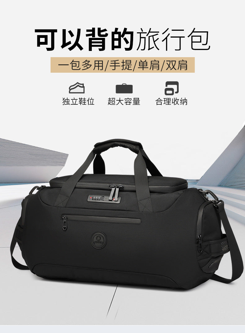 Dry Wet Separation Travel Gym Bag Men Large Capacity Handheld Shoulder Bag Multifunctional Sports Outdoor Travel Bag
