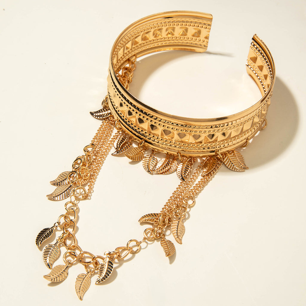 European and American Western Cowboy Style Metal Tassel Armband arm chain Dunhuang Chain Retro Arm Bracelet Wholesale
