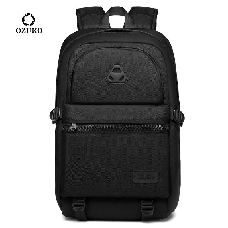 ozuko New Student School Bag Casual Men's Computer Bag15.61-inch Women's Multi-Functional Backpack backpack