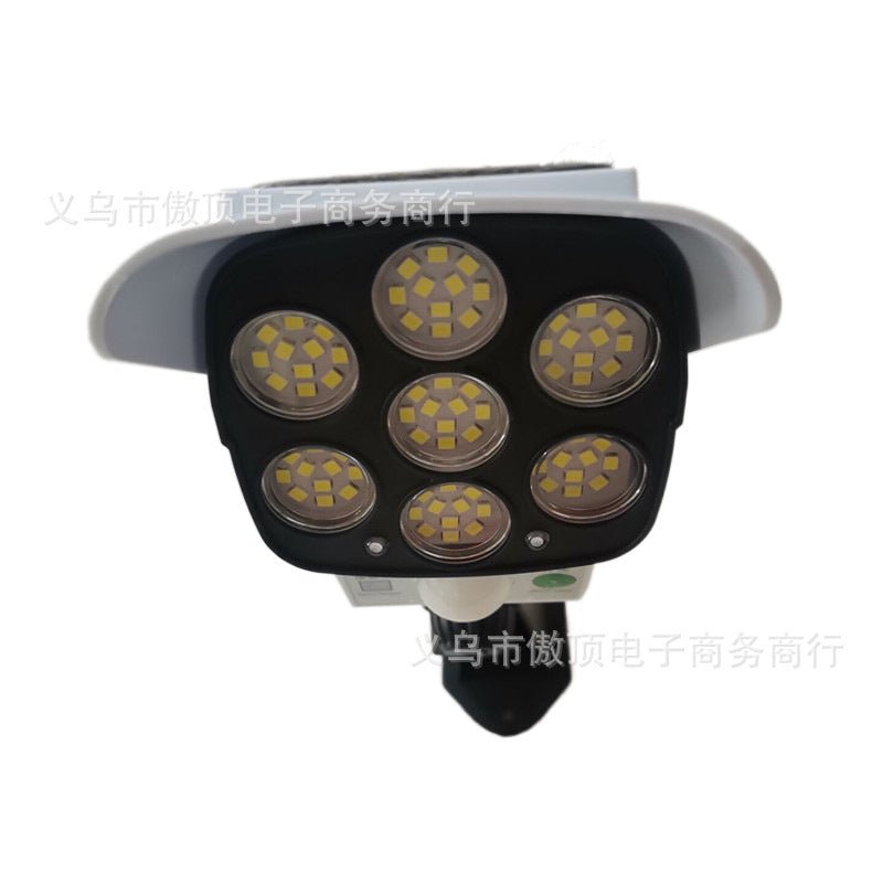 Specialized Ultra-Bright Solar-Powered Human Body Sensor Dummy Surveillance Camera Faux Camera Garden Light Emergency Light Wall Light Street Light