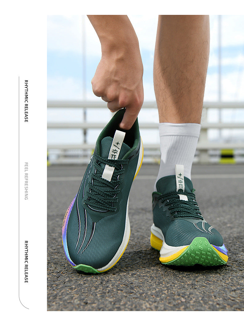 New model Feidian6pro Popcorn Carbon Plate Professional Racing Running Shoes Comfortable Breathable Unisex Sports Shoes