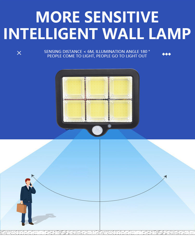 Outdoor Waterproof Ultra-Bright Solar Garden Light Split Body Sensor Light Wall Light Landscape Light Street Light Emergency Light