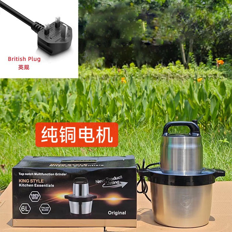 Fufu machine 8L Electric Meat Grinder Small Multi-Functional Meat Mincer Food Processor Blender