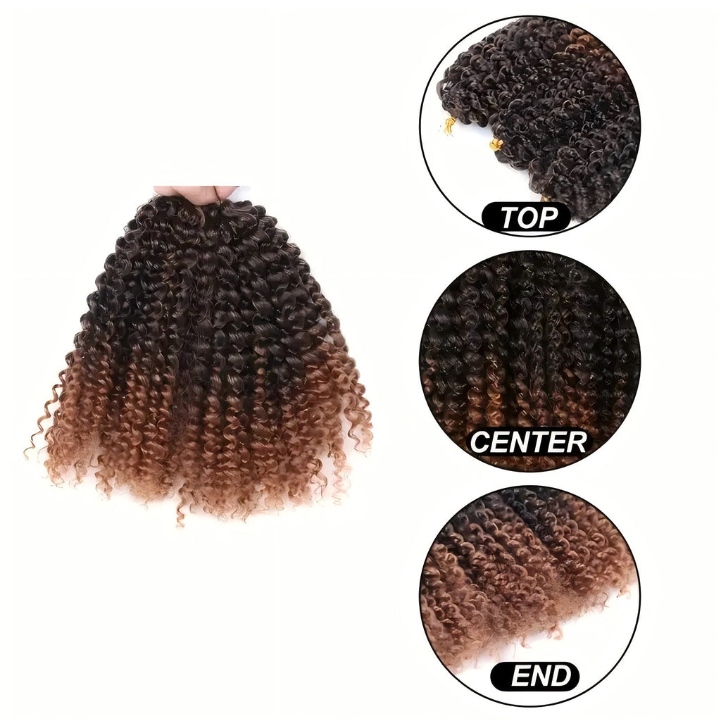 8/10/12inch Mary Baby MarlybobCrochetHair Synthetic Small Curly Long Curly Wig