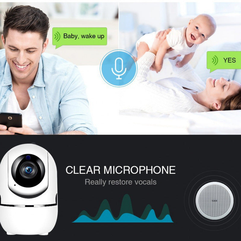 HD Smart Camera Minion Gimbal Remote Shaking Head Camera Home Wireless WiFi Monitor