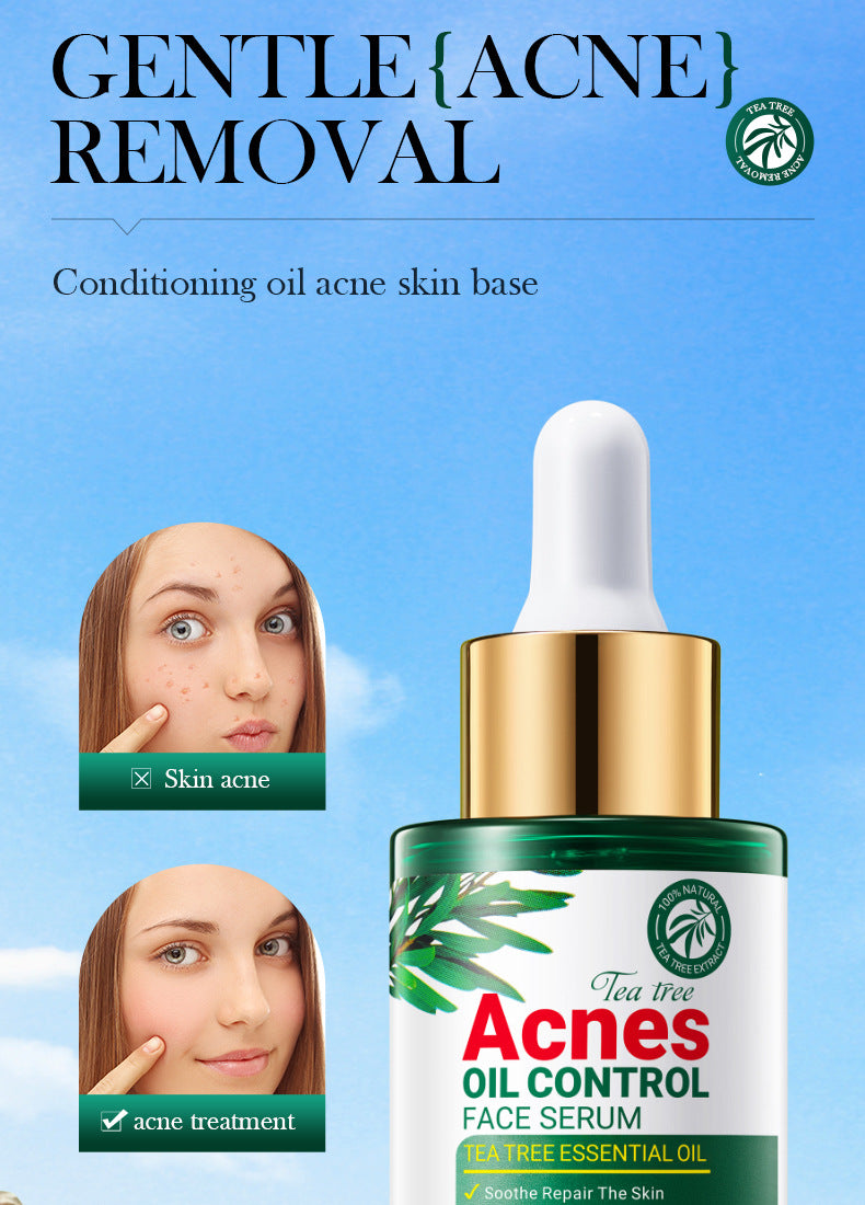 Tea Tree Skincare Set SADOER Cleansing, moisturizing, hydrating five-piece set for  foreign trade wholesale