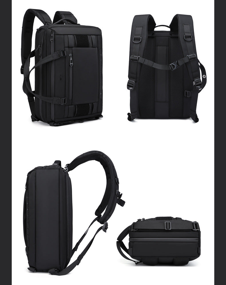 Business Computer Backpack Men's Multifunctional Large Capacity Waterproof Commuting Backpack Shoulder Portable Computer Bag