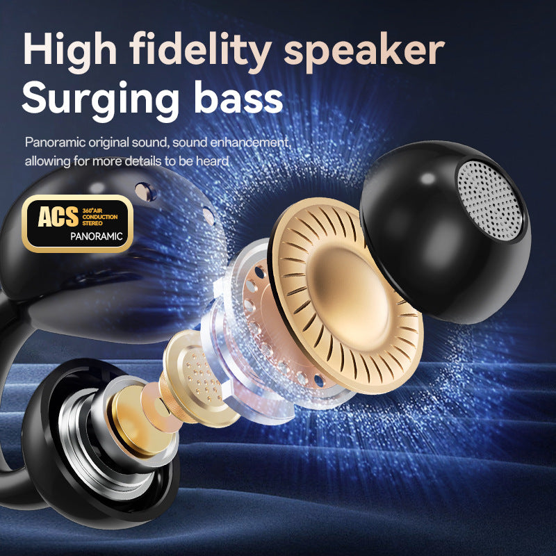 M100Hot-selling Popular Clip-on Touch Smart Color Screen High-Quality Bluetooth Earphones Wholesale from Factory Source