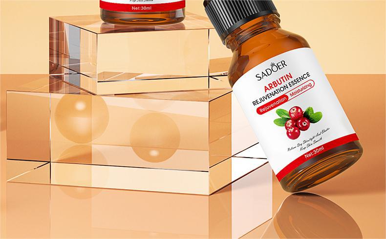 Essence Serum SADOER Hyaluronic Acid Arbutin Moisturizing and Hydrating30ml  Foreign Trade Live Wholesale