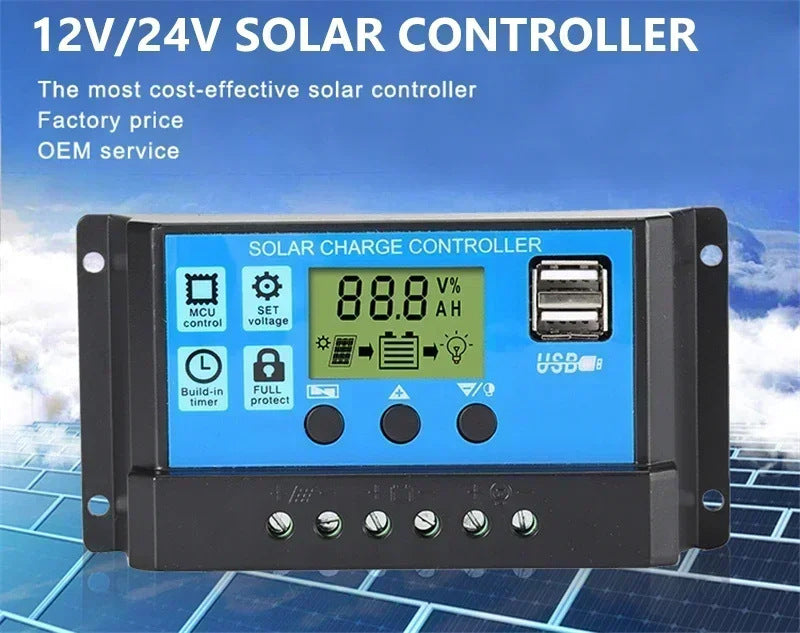 E-commerce 20W Monocrystalline Solar Panel Kit 600W Charger Controller Energy Storage Power Generation System