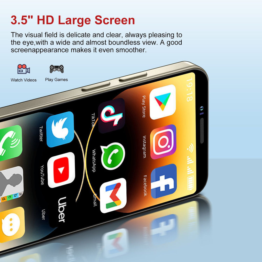 New Mini XS15Smartphone Ultra Small Pocket Android System Quad-Core Backup Phone Factory in stock