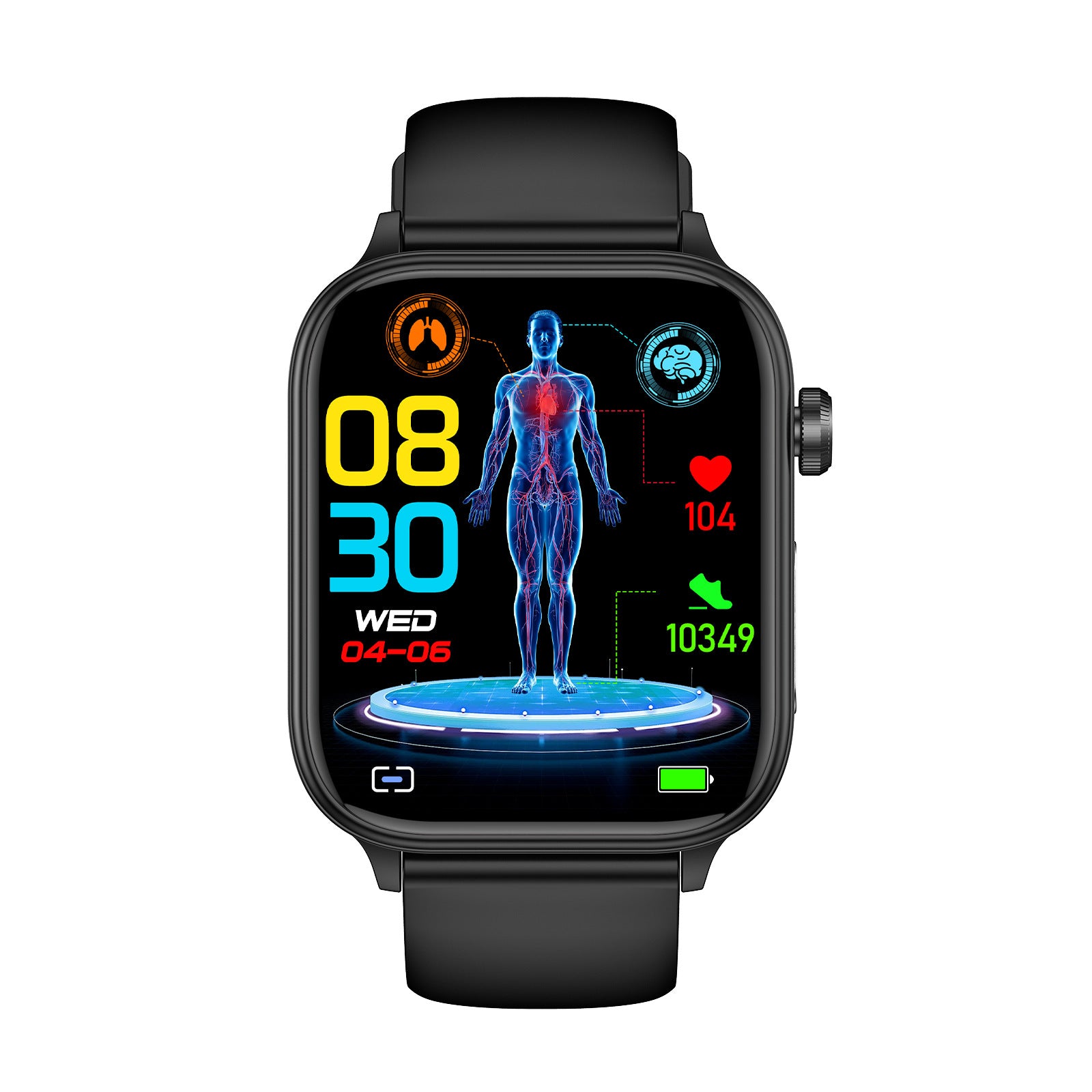 et570Smart Watch Bluetooth Calling ECG ECG function true heart rate true blood oxygen smartwatch