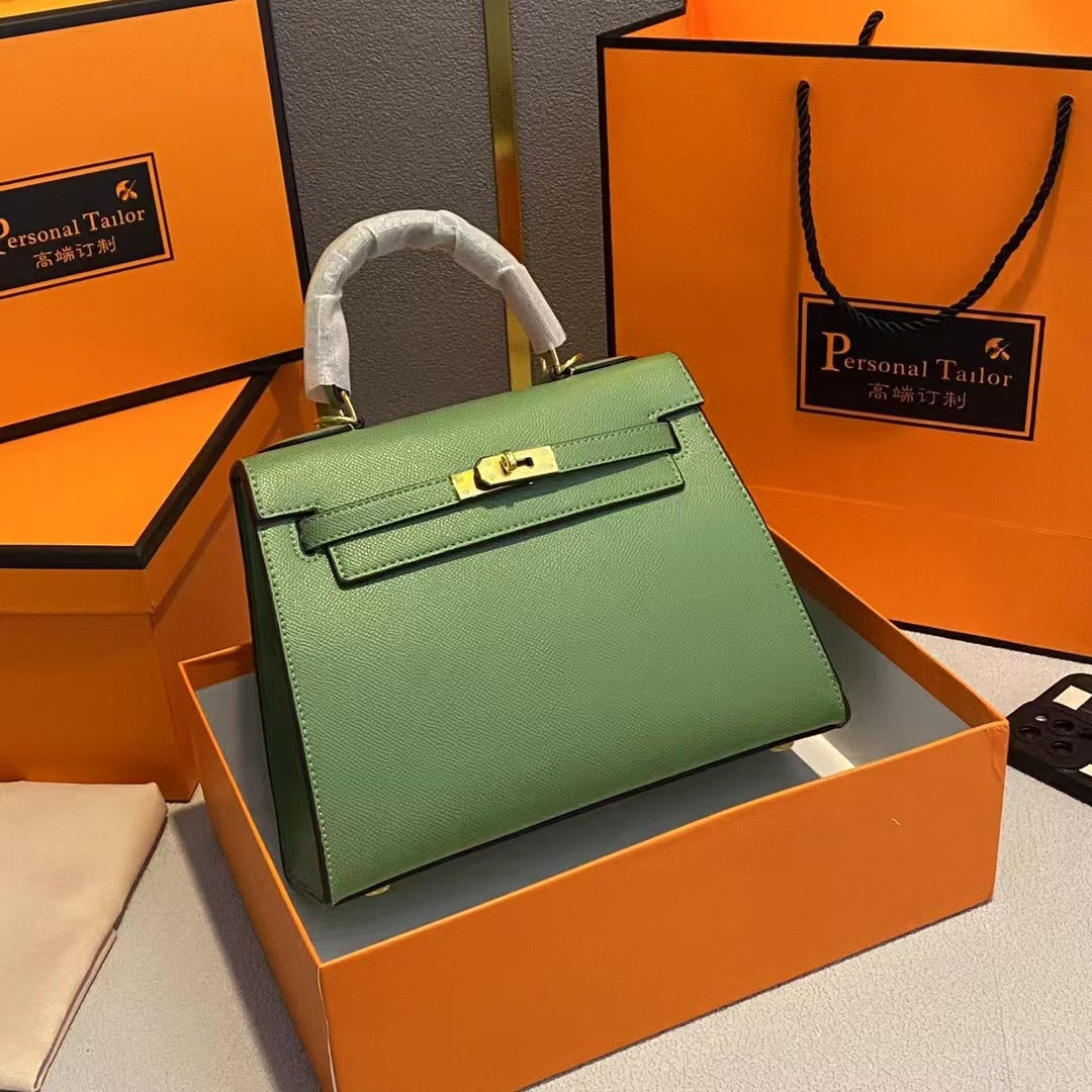 Hot Sale New Fashion Handbag for Women Platinum Kelly Bag Women's Shoulder Crossbody Bag Versatile Trendy Handbag