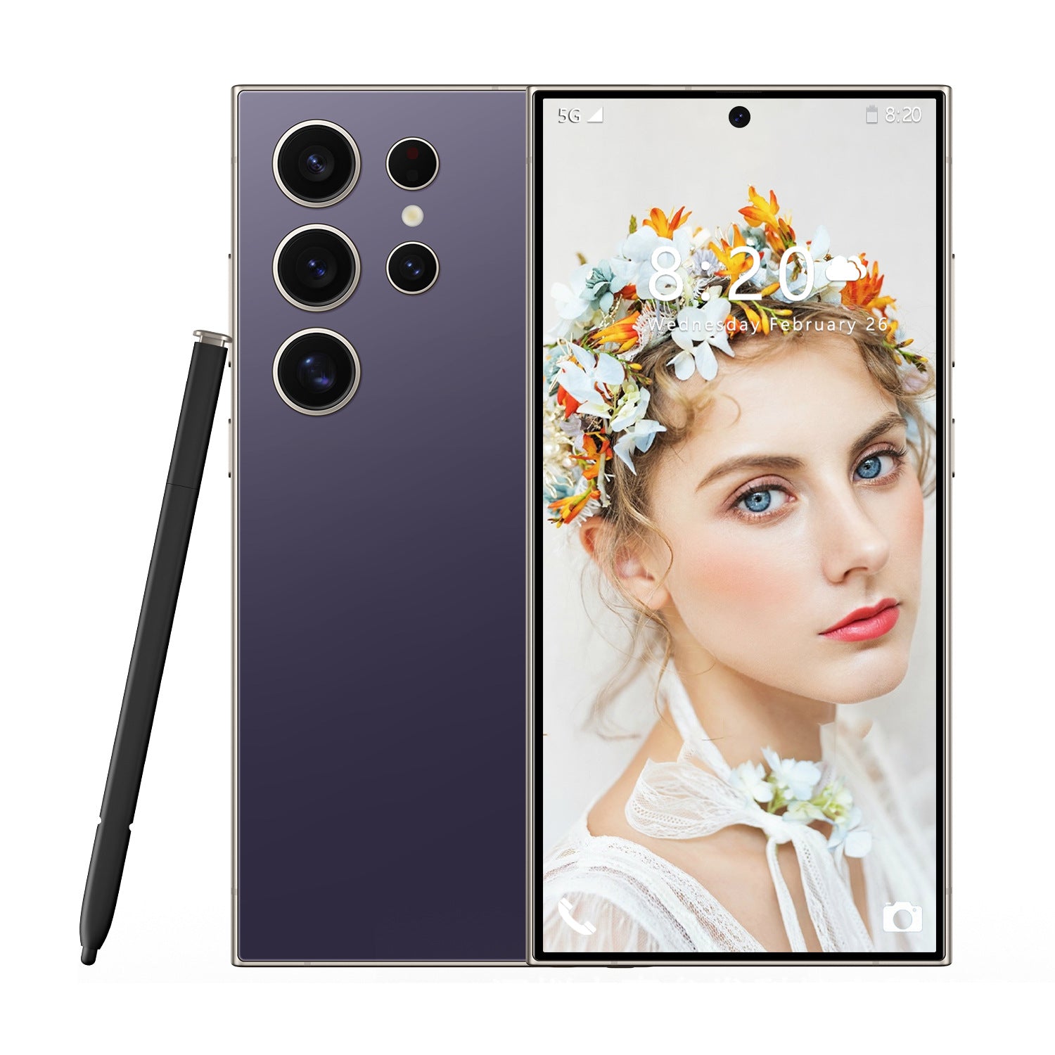 Smartphone S23 Ultra Built-in pen 2+16 High-end7.3Inch Large Screen Android8