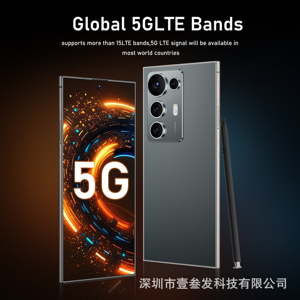 New S25 Ultra Smartphone12+512 High-end7.3Inch Large Screen Factory5G Mobile Phone