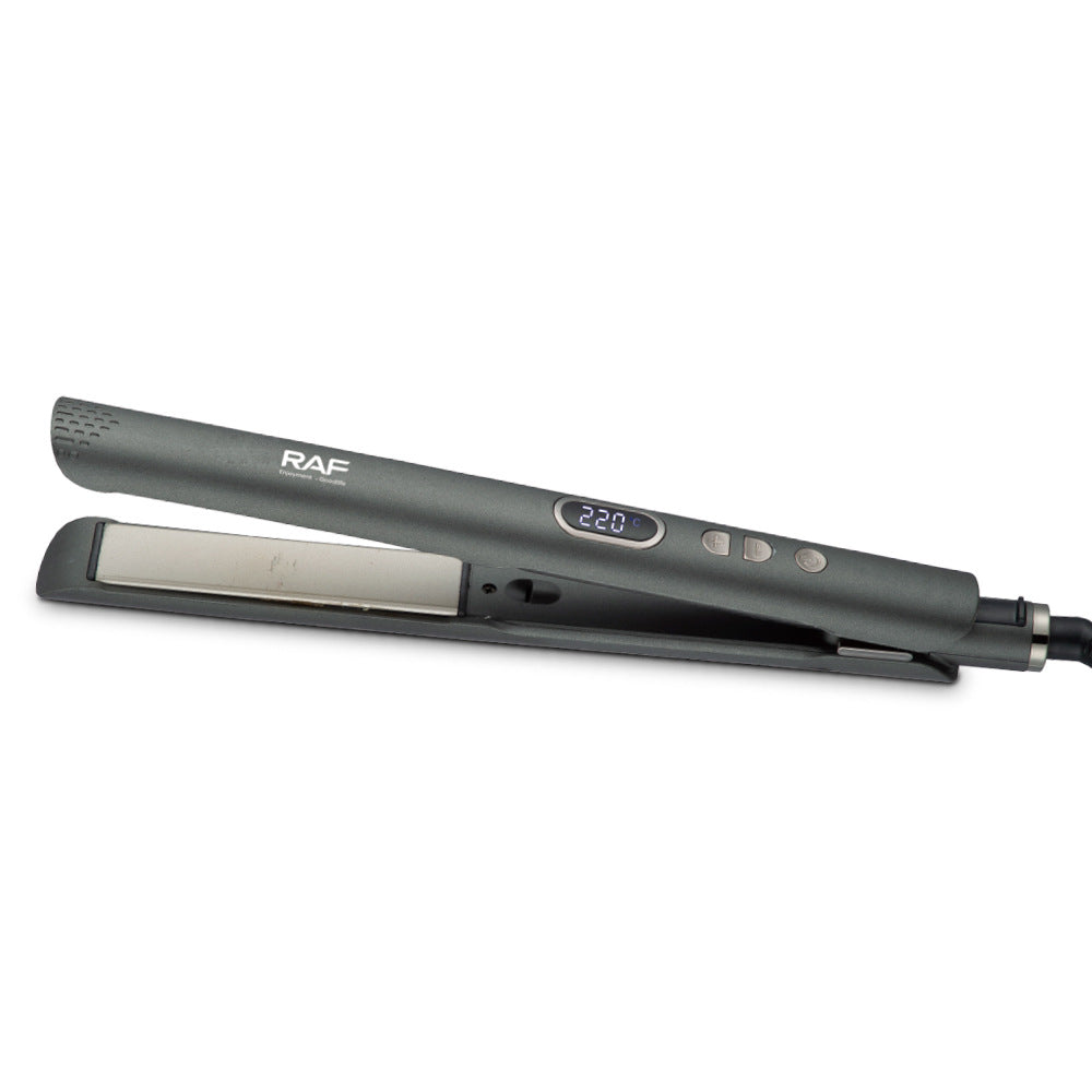 RAF EU Standard Hair Straightener Negative Ion Hair Straightener Root Straightening Iron Hair Straightening Curling Iron Home Use Volumizing