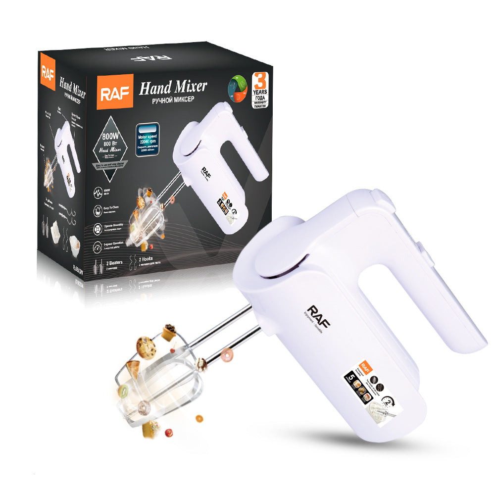 Electric Egg Beater for Home Use, Dough Kneading, Baking, Small Cake Mixer, Automatic Egg Beater, Cream Mixer R.6653