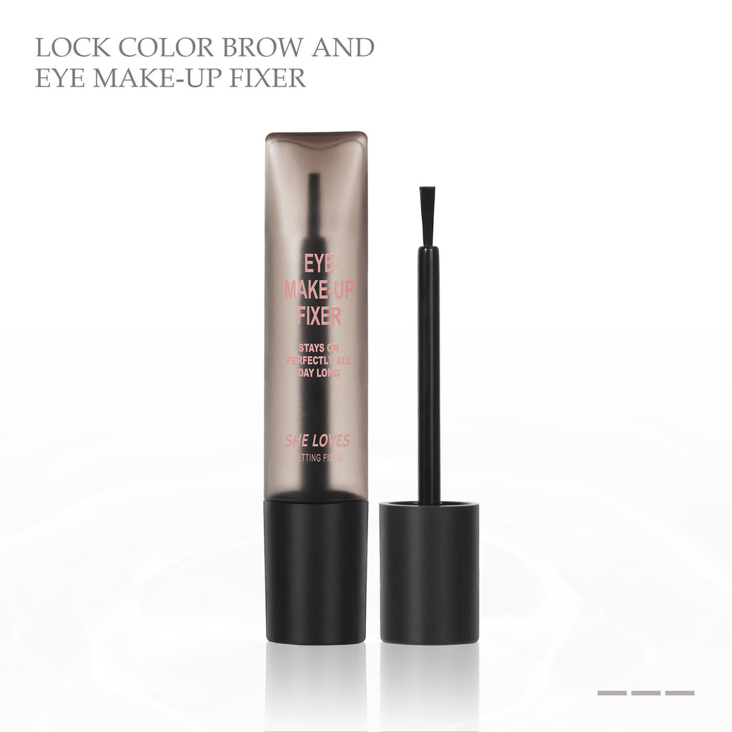 Eyebrow and Eye Makeup Raincoat Eyebrow Eyelash Eyeliner Long-lasting Setting Waterproof Fixing Liquid Transparent Eyebrow Eyelash Raincoat