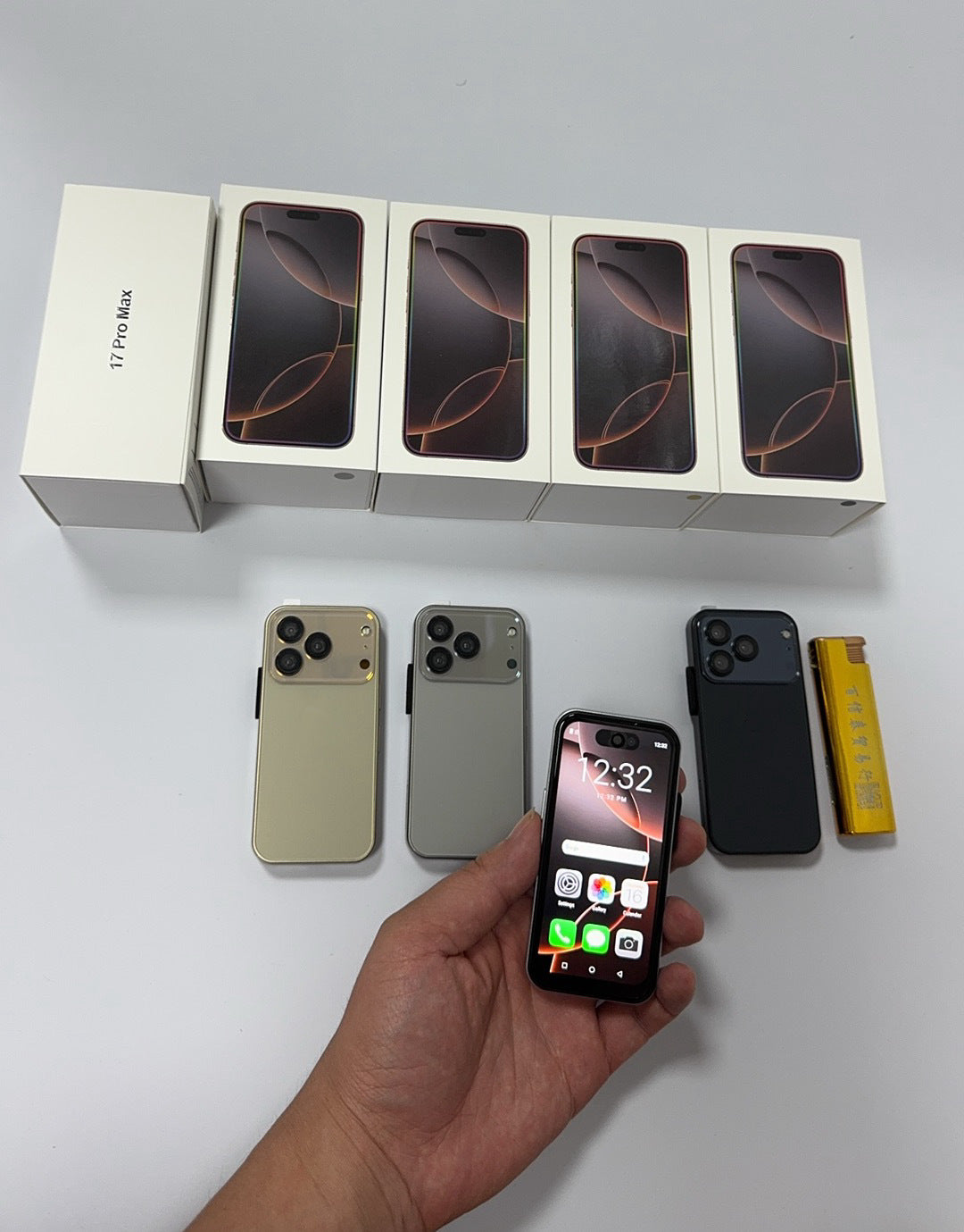 Export Mini 17promax New Mini Phone Android Smart Google Store4.0Inch3G
