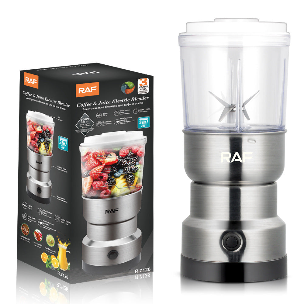RAF Electric Bean Grinder Dry Grinder Lightweight Household Grinding Cup Portable Coffee Bean Grinder