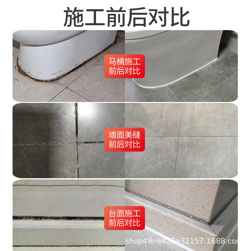 Manufacturer Water-Based Grout Kitchen Bathroom Grout Waterproof Mildew-Proof Universal Tile Grout for Walls and Floors