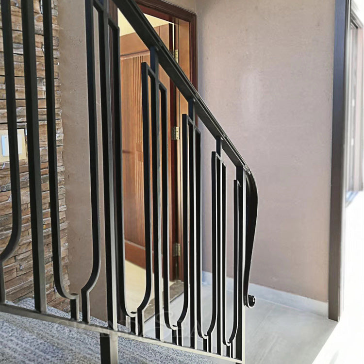 2.5mm Thickness Galvanized Steel Outdoor Wrought Iron Stair Railing