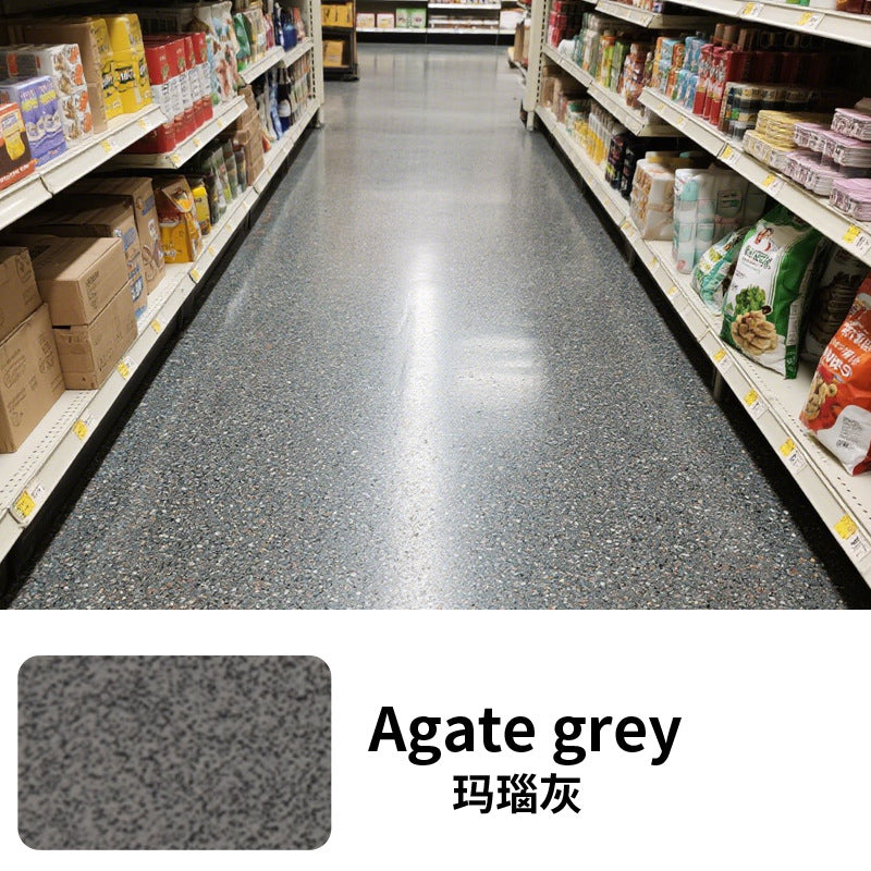 Epoxy Color Sand Self-Leveling Floor Paint Cement Tile Floor Wear-Resistant Non-Slip Imitation Marble Pattern Floor Paint Manufacturer