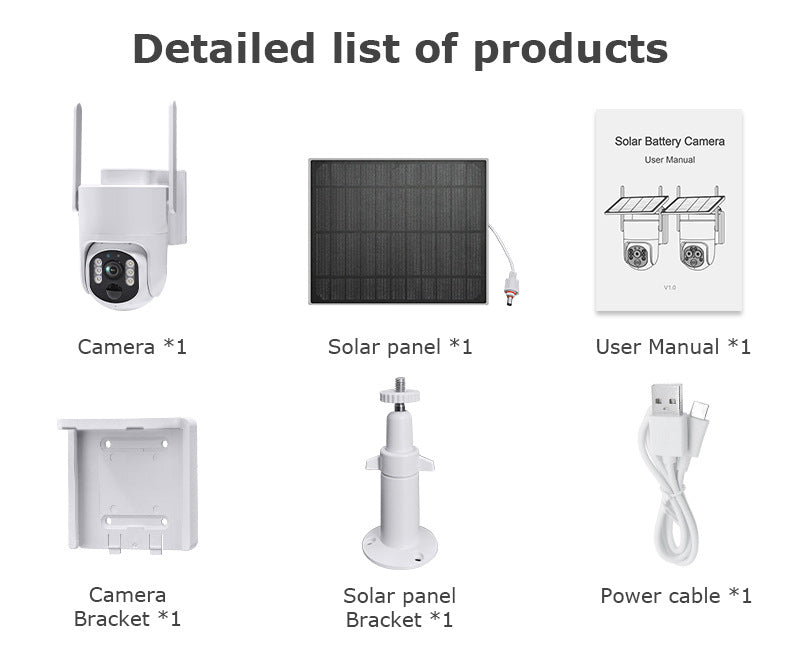 4G Solar Camera Private Model Outdoor300Ultra HD Full Color Low Power Consumption Direct from Manufacturer