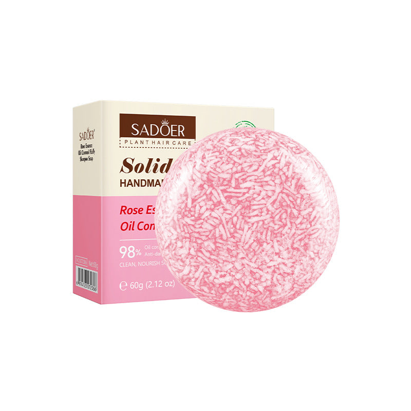 Plant-Based Shampoo Soap60g SADOER Strengthen Hair Roots Deep Clean Hair Soap  Wholesale