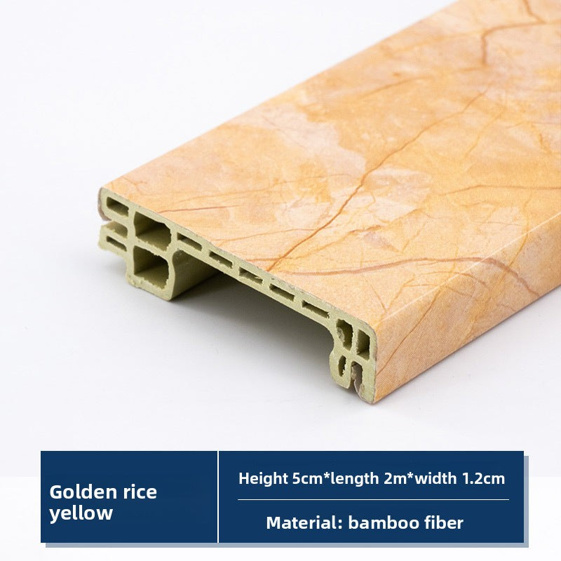 Baseboard, wood-plastic baseboard, project delivery guarantee, bamboo-wood fiber baseboard, wall corner trim pvc Skirting board