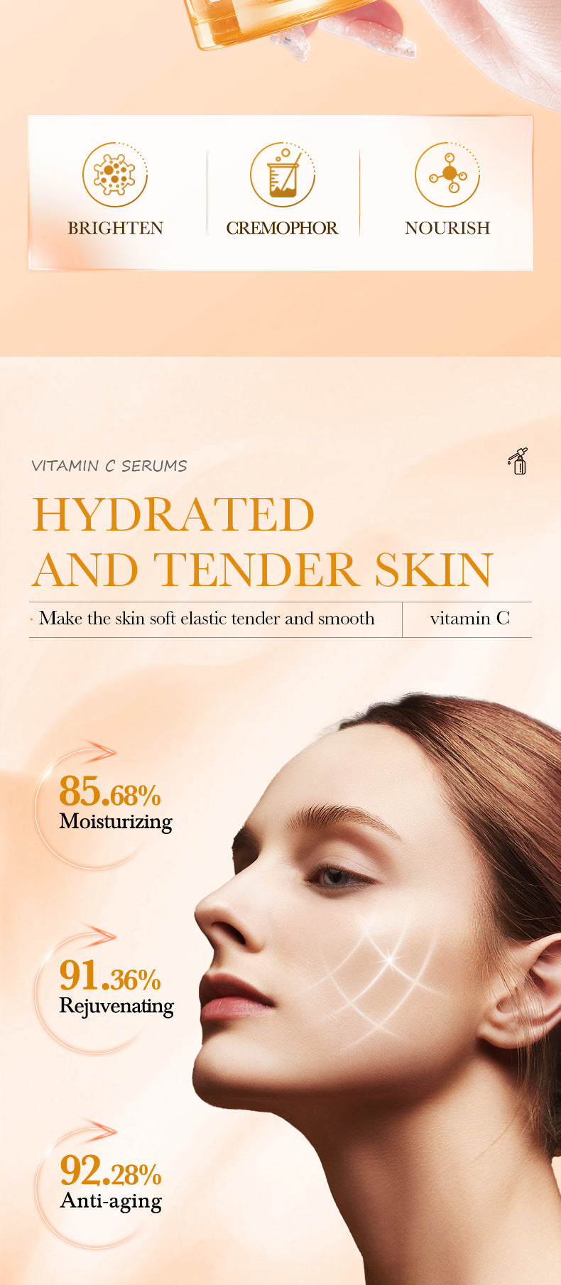 Sakura Essence100ml SADOER Collagen elastic moisturizing essence  wholesale