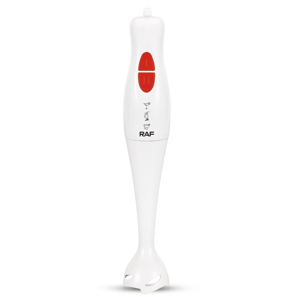 RAF European Standard Handheld Cooking Stick Electric Mixer Single Stick Juicing, Egg Beating, Mixing, Household Use
