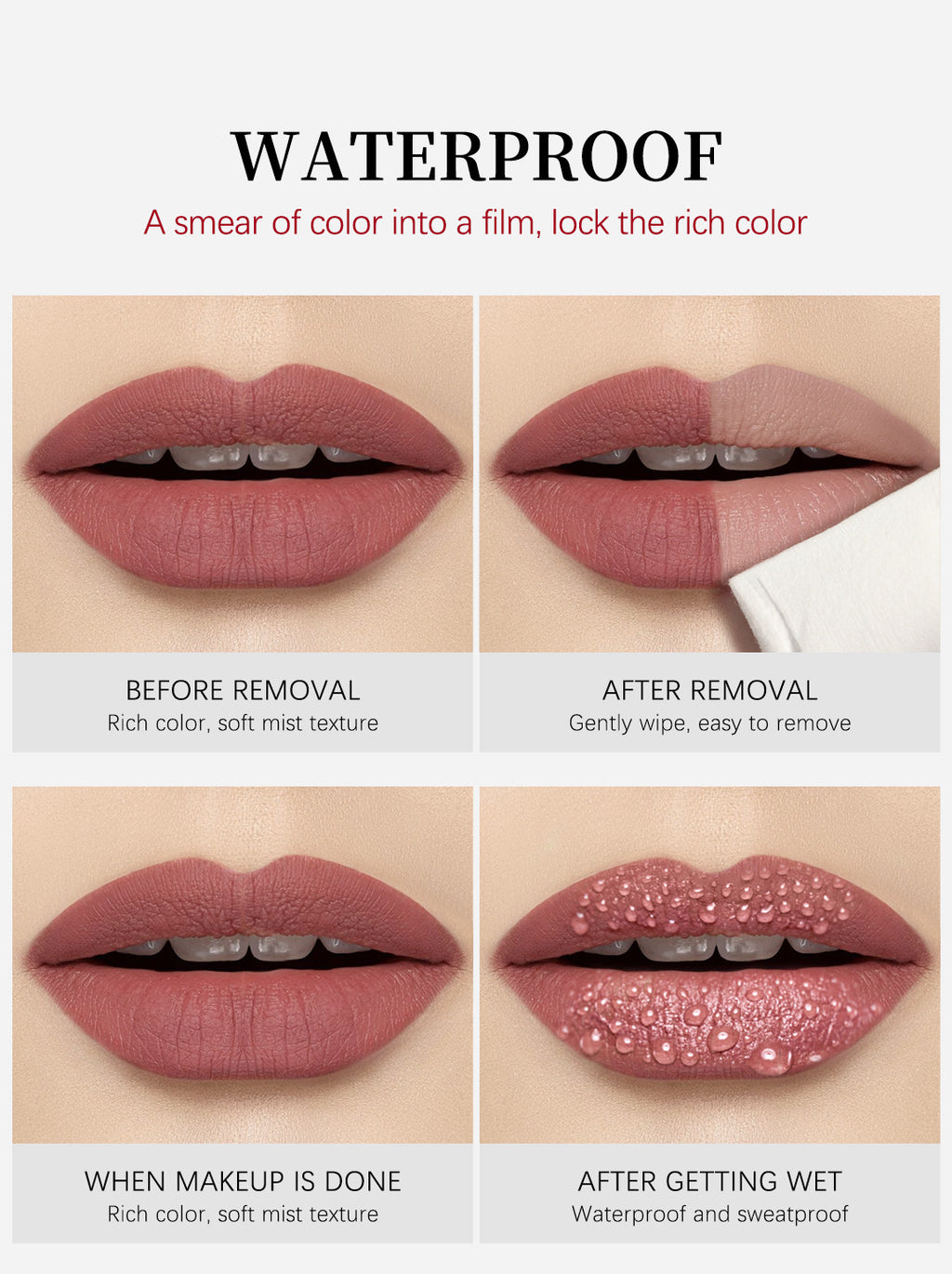 12Color Lip Glaze Set Velvet Matte Matte Lip Gloss Non-Fading Liquid Lipstick European and American Makeup