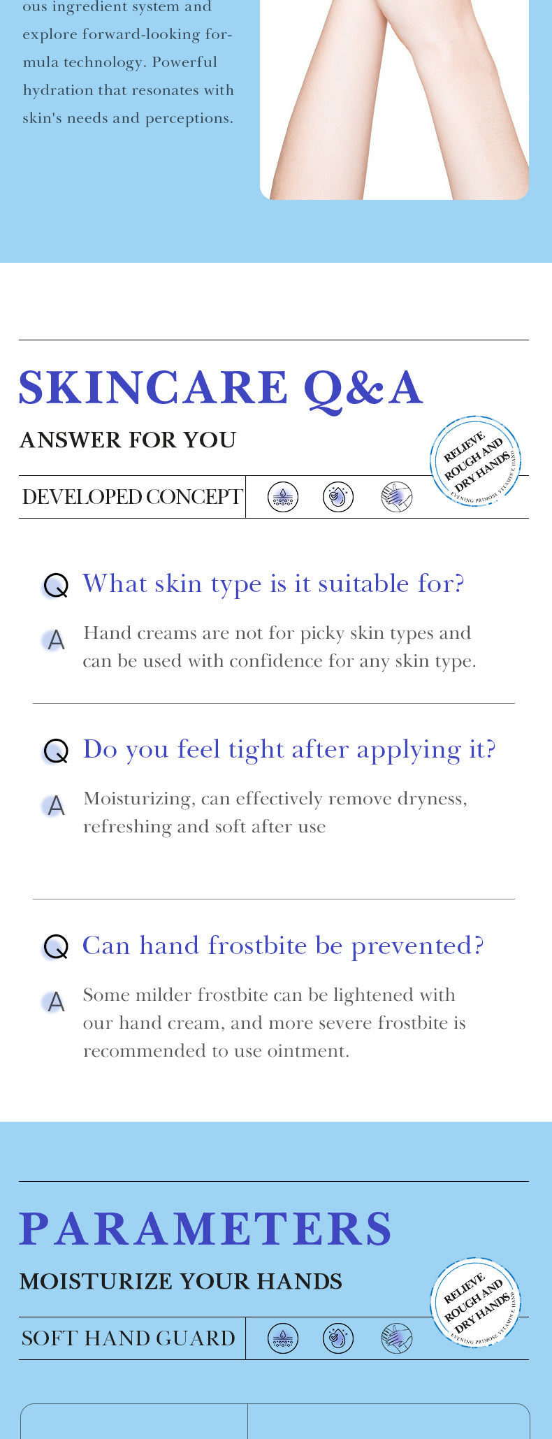 All English Vitamins E Hand cream SADOER Evening Primrose Hydrating Moisturizing Anti-Chapped  Wholesale