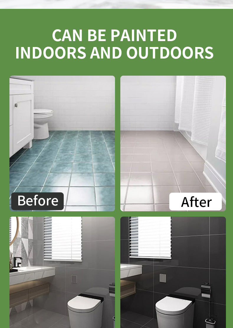 OEM Water-Based Tile Paint Bathroom Floor Tile Renovation Color Change Paint Special Paint Wear-Resistant Glass Paint Tile Paint