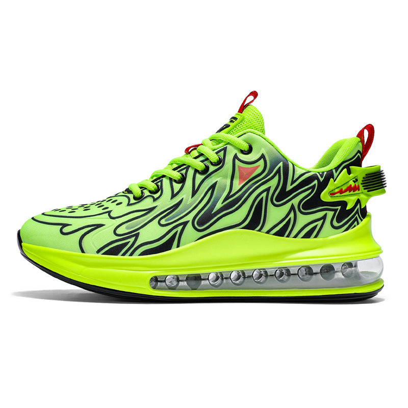 2025New Fashion Trend Colorful Running Shoes Casual Sports Men's Shoes Air Cushion Shock Absorption Large Size Sports Shoes